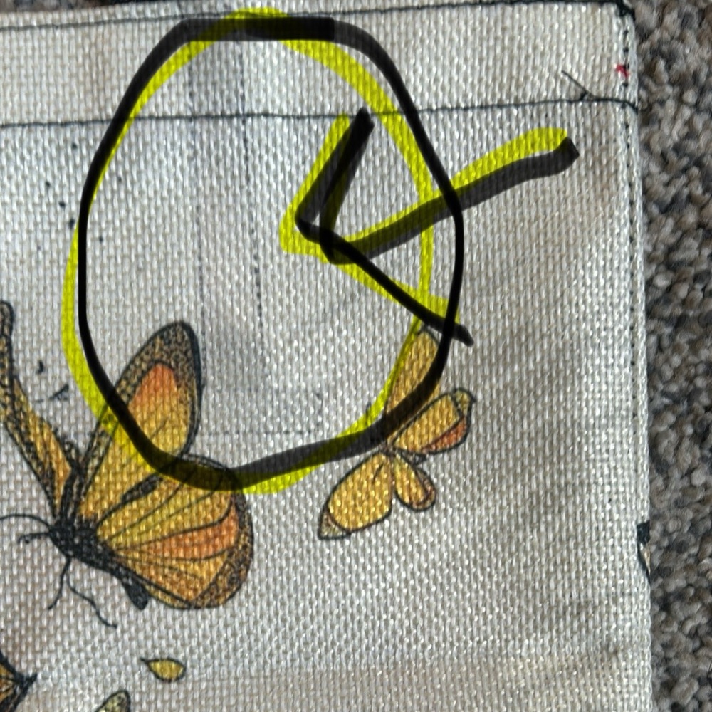 Sunflower and Butterfly Decorative Nylons Tote Bag and Double Zip Wallet Set New - Picture 14 of 16